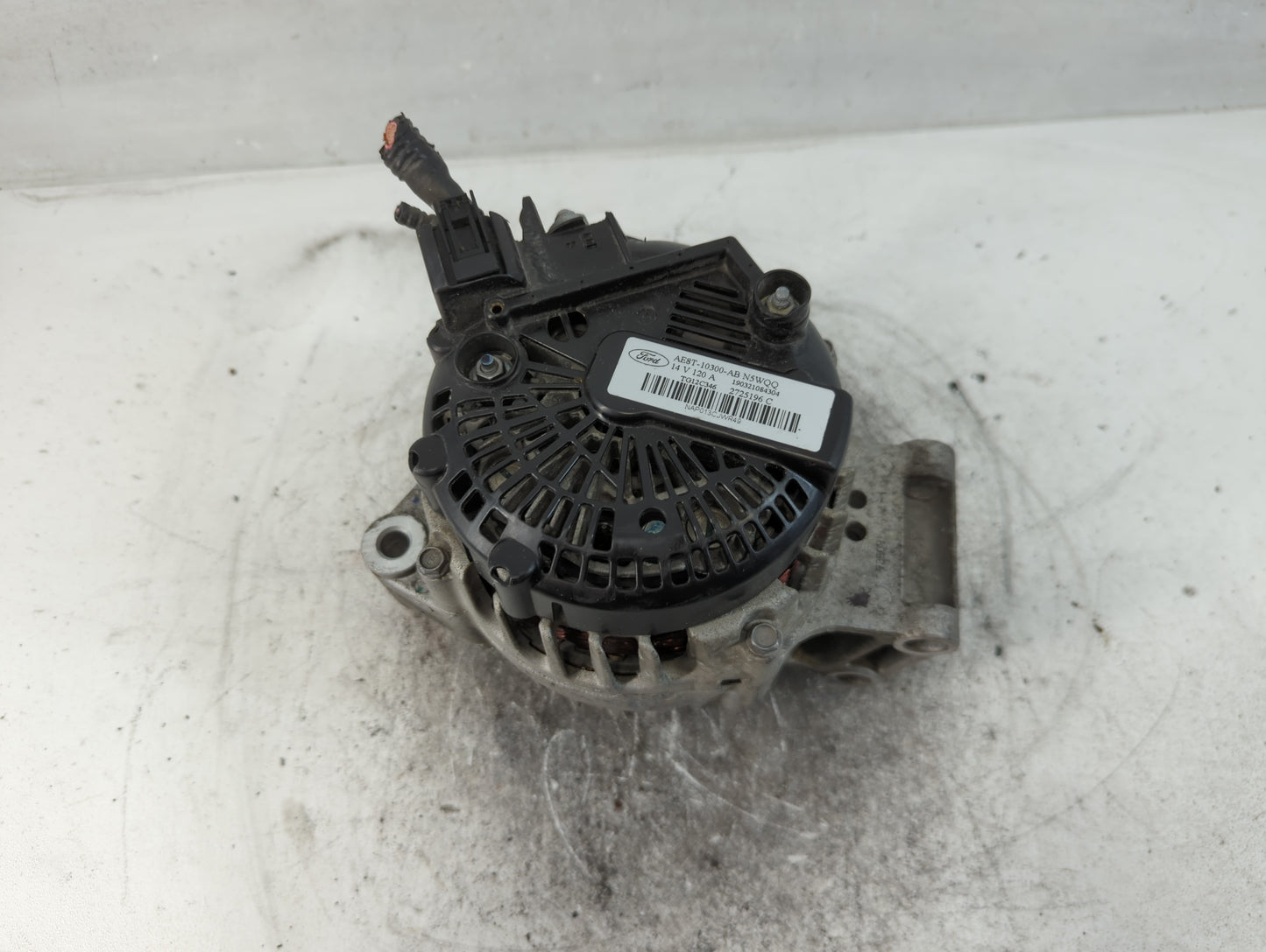 2011-2019 Ford Fiesta Alternator Replacement Generator Charging Assembly Engine OEM P/N:AE8T-10300-AB Fits OEM Used Auto Par