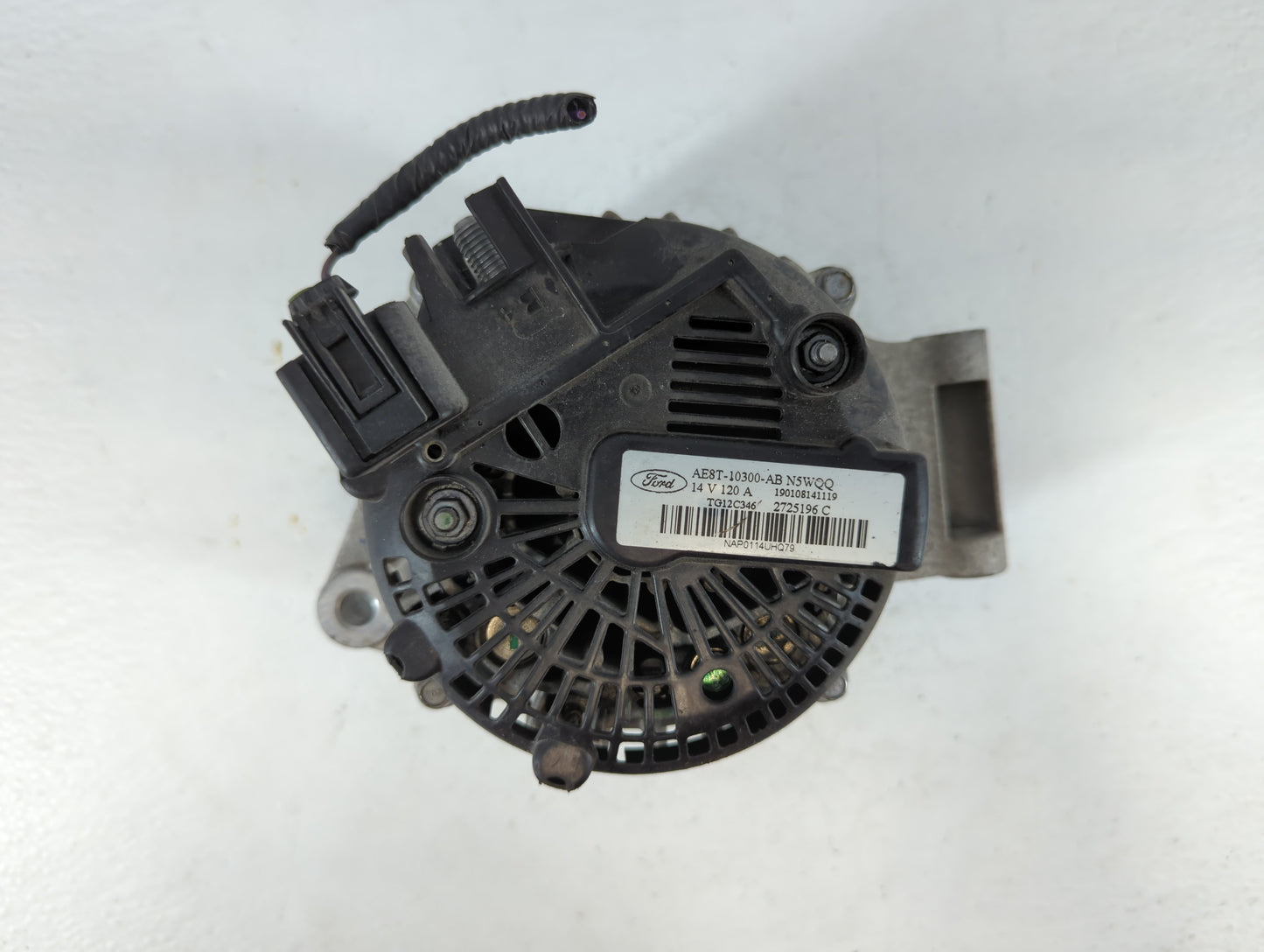 2011-2019 Ford Fiesta Alternator Replacement Generator Charging Assembly Engine OEM P/N:AE8T-10300-AB Fits OEM Used Auto Par