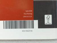 2019 Ford Fusion Owners Manual Book Guide P/N:KE5J 19A321 HA OEM Used Auto Parts - Oemusedautoparts1.com