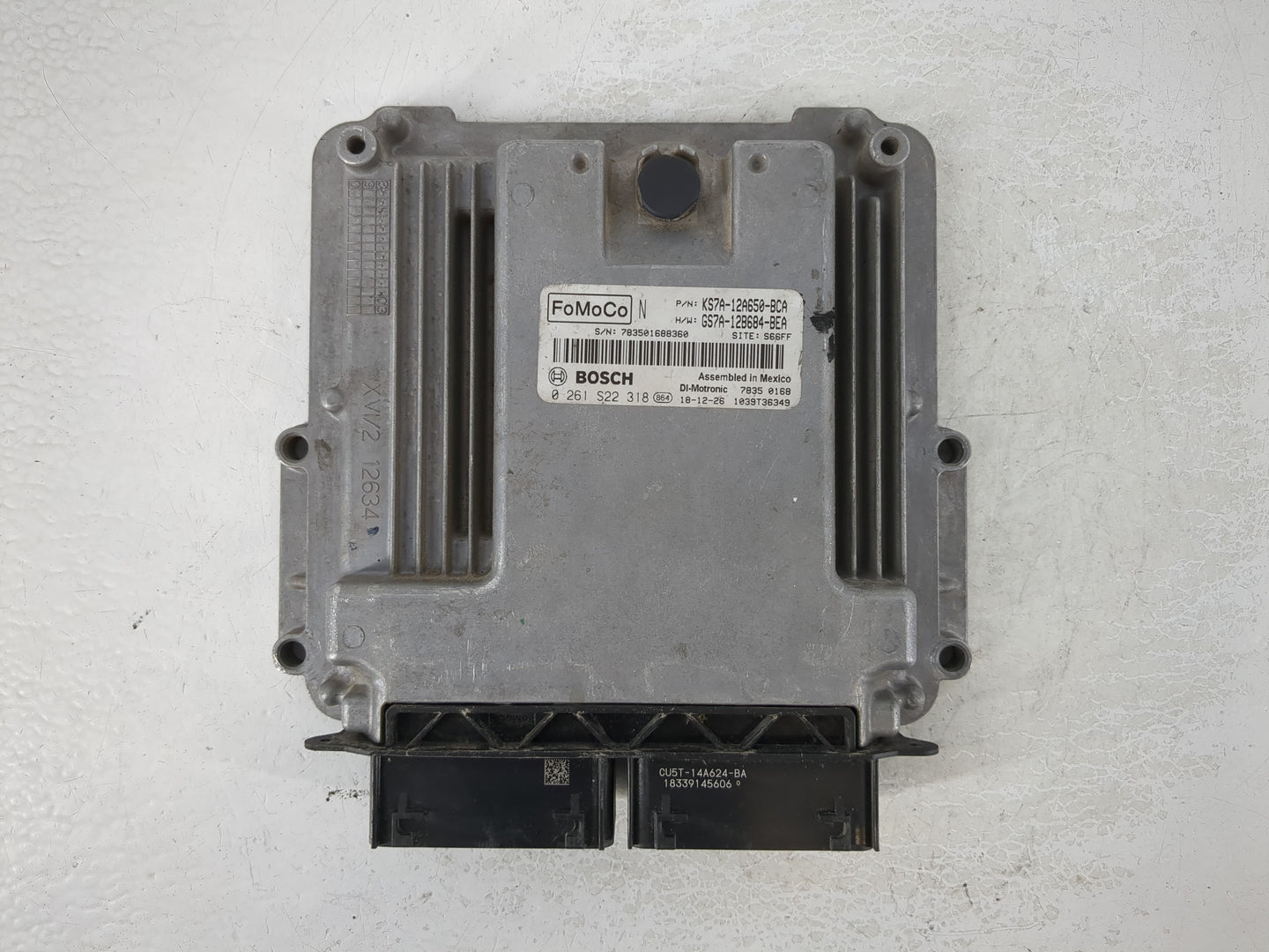 2017-2019 Ford Fusion PCM Engine Control Computer ECU ECM PCU OEM P/N:KS7A-12A650-BCA HS7A-12A650-ABB Fits Fits 2017 2018 20