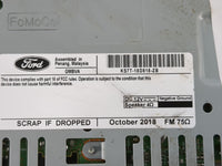 2019 Ford Fusion Radio AM FM Cd Player Receiver Replacement P/N:KS7T-18D818-ZB Fits OEM Used Auto Parts - Oemusedautoparts1.