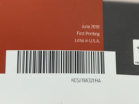 2019 Ford Fusion Owners Manual Book Guide P/N:KE5J 19A321 HA OEM Used Auto Parts - Oemusedautoparts1.com