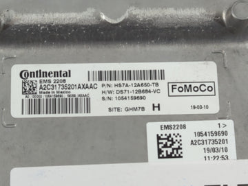 2017-2020 Ford Fusion PCM Engine Control Computer ECU ECM PCU OEM P/N:HS7A-12A650-TB Fits Fits 2014 2015 2016 2017 2018 2019 2020 OEM Used Auto Parts