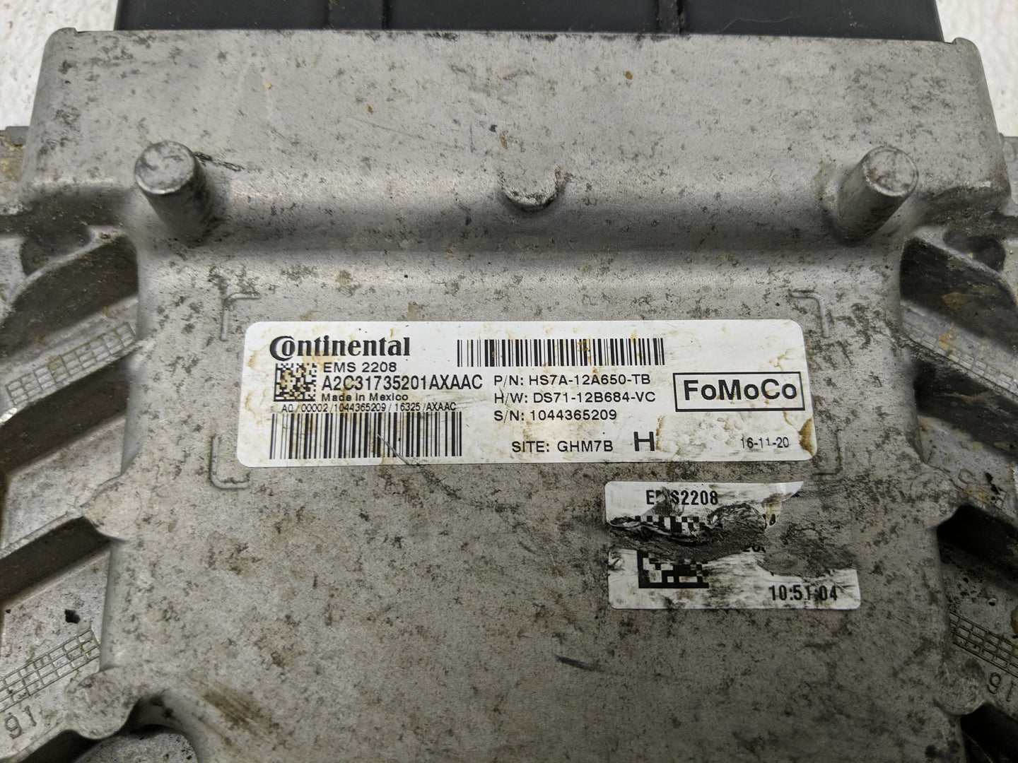 2017-2020 Ford Fusion PCM Engine Control Computer ECU ECM PCU OEM P/N:HS7A-12A650-TB Fits Fits 2014 2015 2016 2017 2018 2019