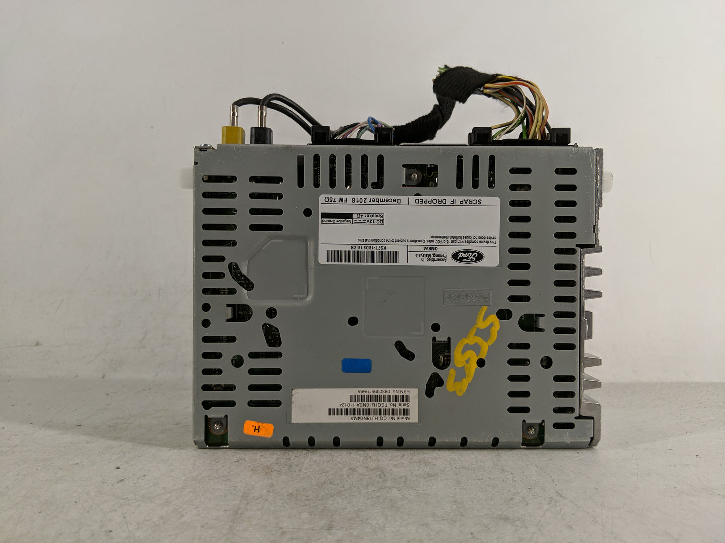 2016-2020 Ford Fusion Radio AM FM Cd Player Receiver Replacement P/N:KS7T-18D818-ZB Fits Fits 2016 2017 2018 2019 2020 OEM U