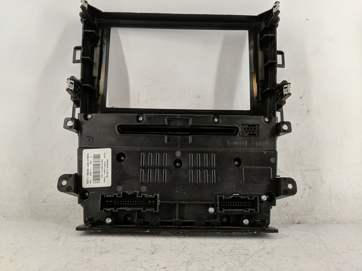 2016-2020 Ford Fusion Radio AM FM Cd Player Receiver Replacement P/N:KS7T-18E245-CGE Fits Fits 2016 2017 2018 2019 2020 OEM 