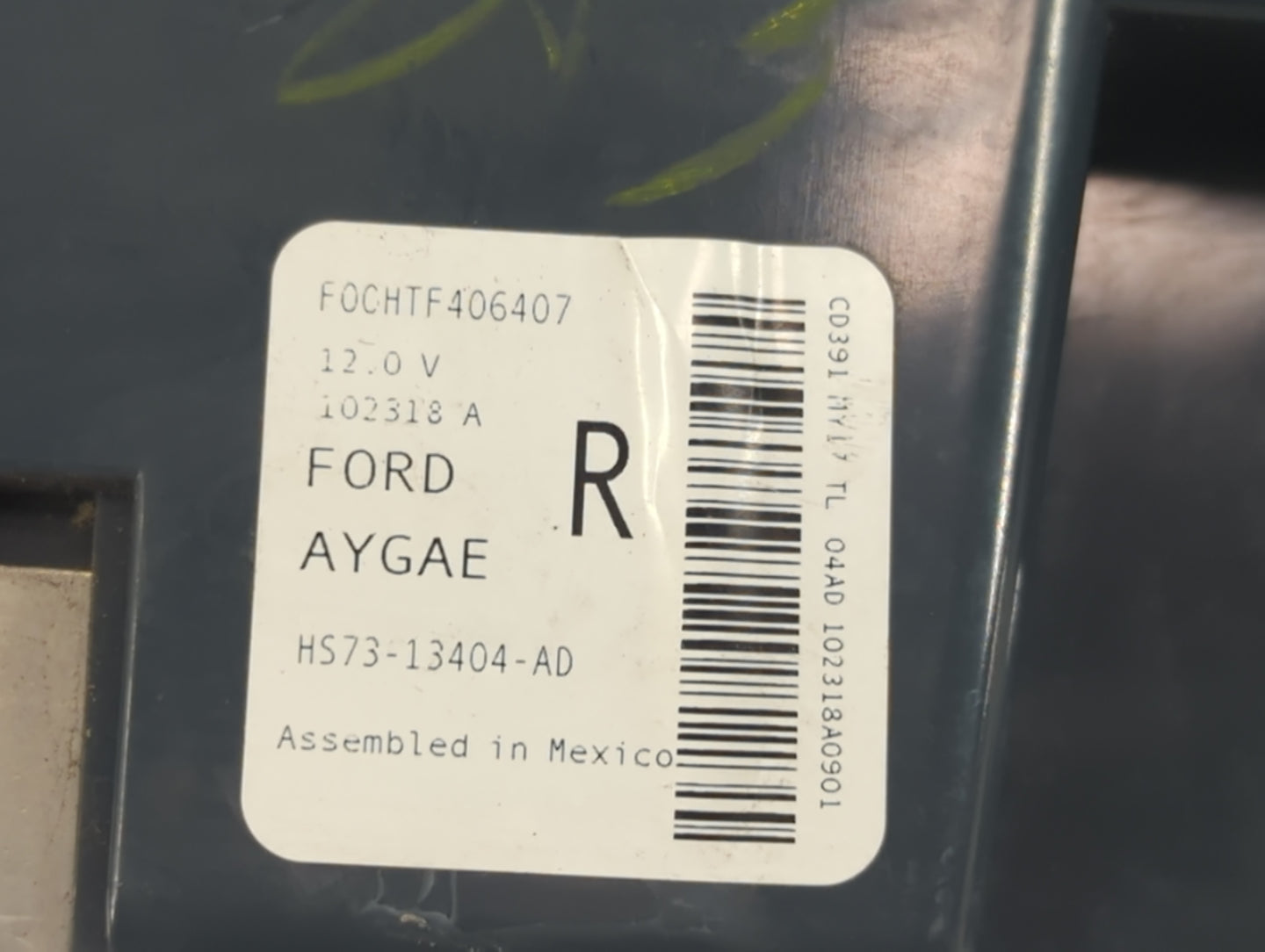 2017-2020 Ford Fusion Tail Light Assembly Passenger Right OEM P/N:HS73-13404-AD Fits Fits 2017 2018 2019 2020 OEM Used Auto 