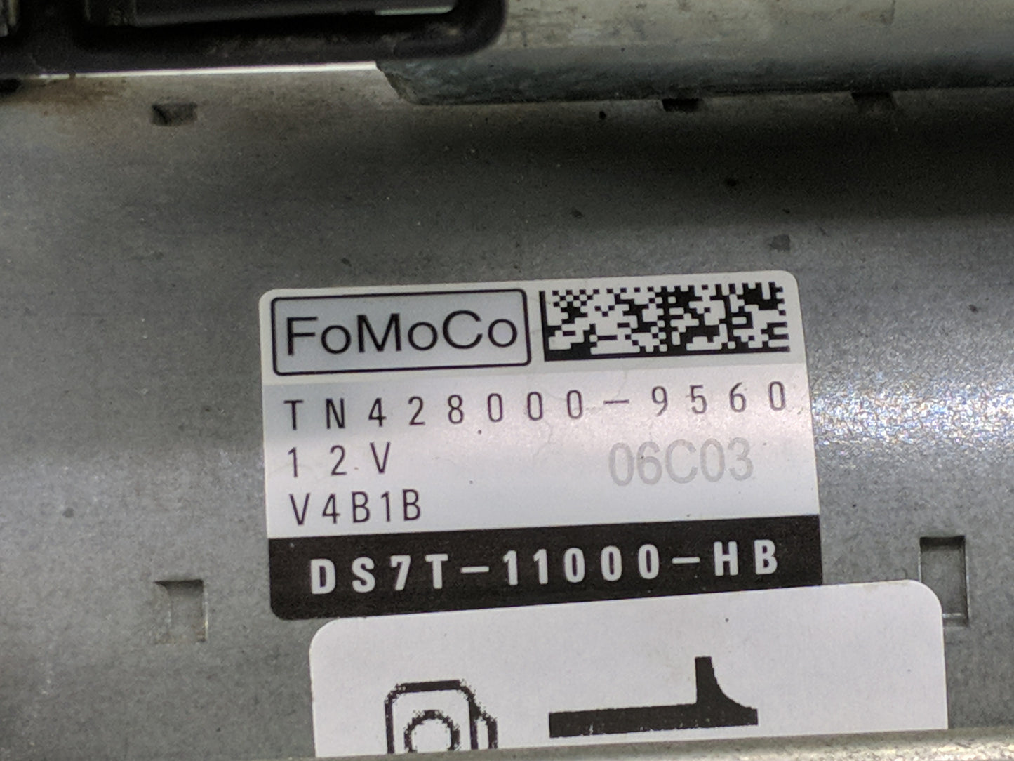 2013-2020 Ford Fusion Car Starter Motor Solenoid OEM P/N:DS7T-11000-HB TN428000-9560 Fits OEM Used Auto Parts - Oemusedautop