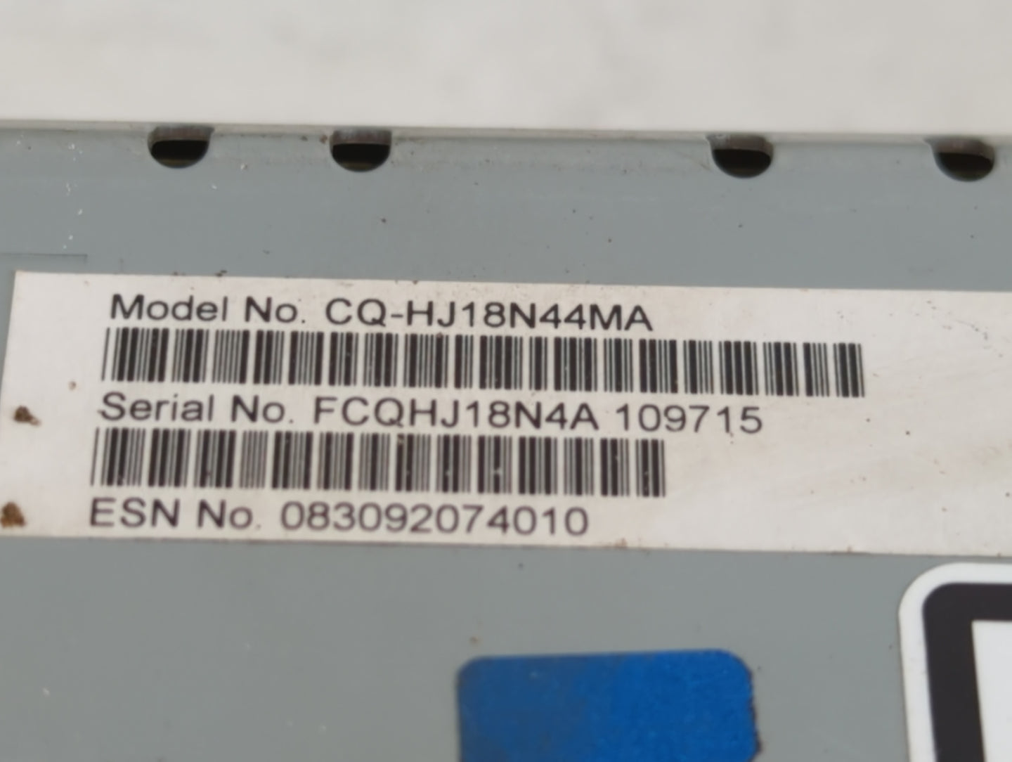 2017-2020 Ford Fusion Radio AM FM Cd Player Receiver Replacement P/N:HS7T-19C107-ZD Fits Fits 2017 2018 2019 2020 OEM Used A
