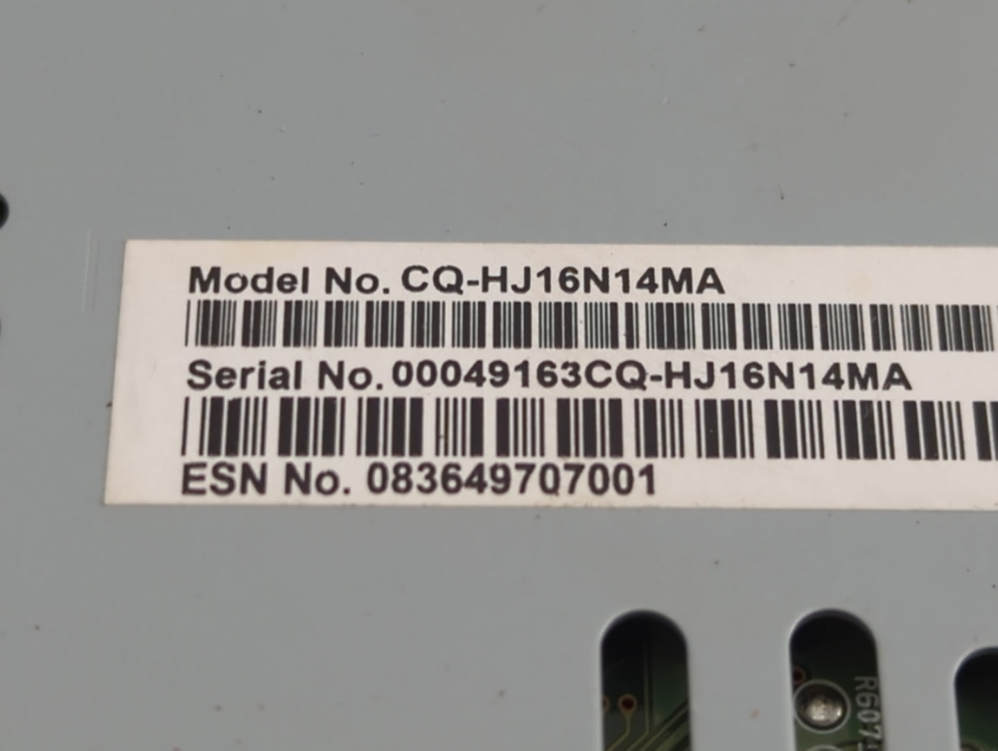 2019-2020 Ford Fusion Radio AM FM Cd Player Receiver Replacement P/N:KS7T-18D818-YC Fits Fits 2019 2020 OEM Used Auto Parts 
