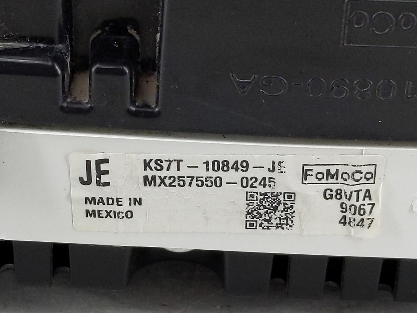 2019 Ford Fusion Instrument Cluster Speedometer Gauges P/N:KS7T-10849-JE Fits OEM Used Auto Parts - Oemusedautoparts1.com