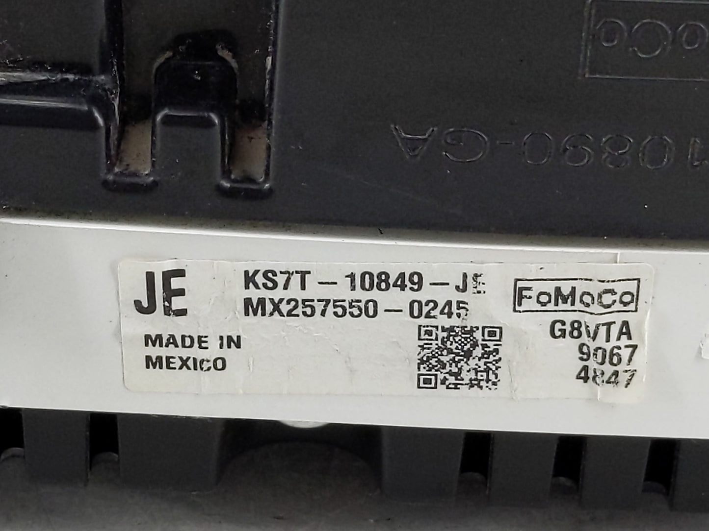 2019 Ford Fusion Instrument Cluster Speedometer Gauges P/N:KS7T-10849-JE Fits OEM Used Auto Parts - Oemusedautoparts1.com