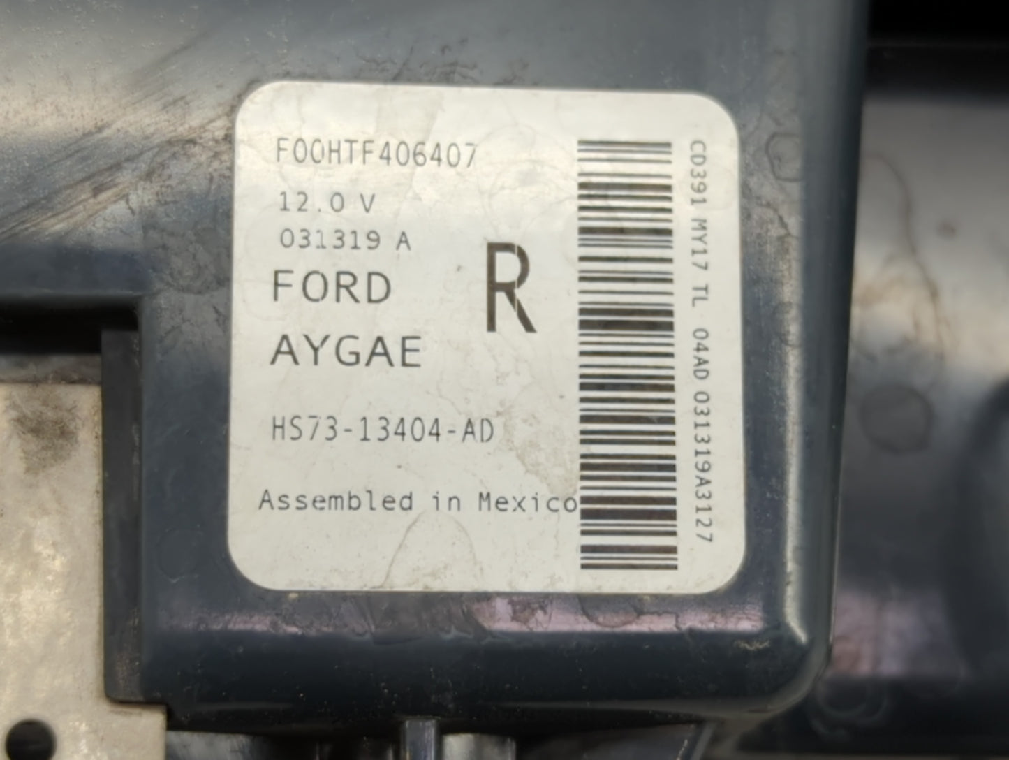 2017-2020 Ford Fusion Tail Light Assembly Passenger Right OEM P/N:HS73-13404-AD Fits Fits 2017 2018 2019 2020 OEM Used Auto 