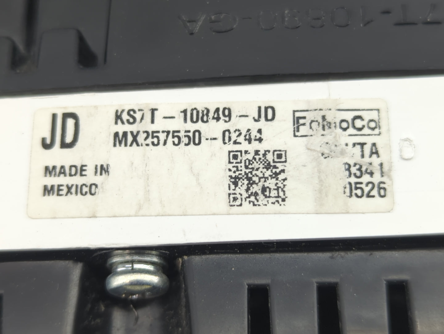 2019 Ford Fusion Instrument Cluster Speedometer Gauges P/N:KS7T-10849-JD Fits OEM Used Auto Parts - Oemusedautoparts1.com