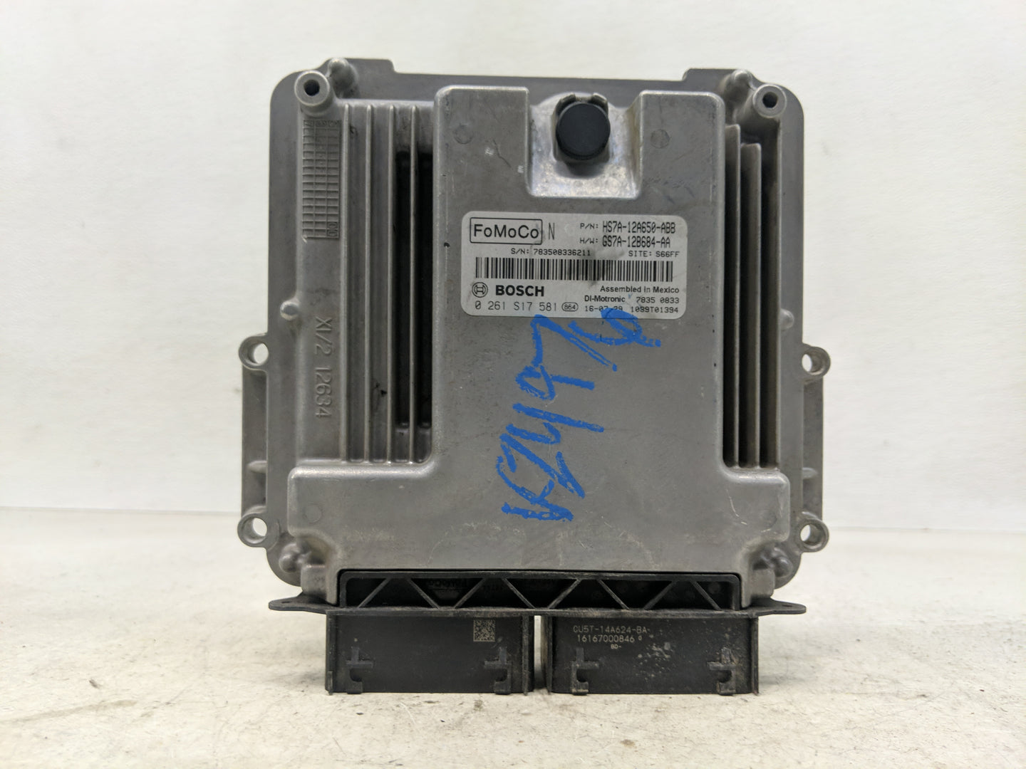 2017-2019 Ford Fusion PCM Engine Control Computer ECU ECM PCU OEM P/N:0 261 S17 581 HS7A-12A650-ABB Fits Fits 2017 2018 2019