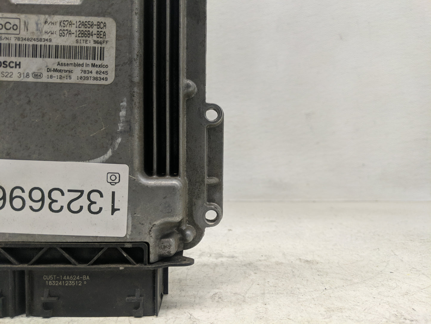 2017-2019 Ford Fusion PCM Engine Control Computer ECU ECM PCU OEM P/N:KS7A-12A650-BCA 0 261 S22 318 Fits Fits 2017 2018 2019