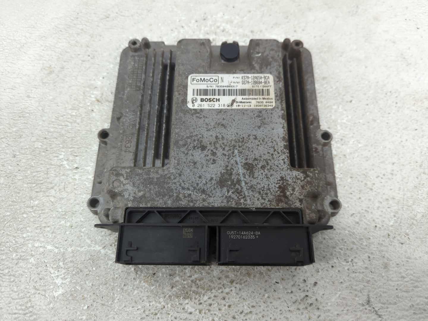 2017-2019 Ford Fusion PCM Engine Control Computer ECU ECM PCU OEM P/N:0 261 S22 318 Fits Fits 2017 2018 2019 OEM Used Auto P