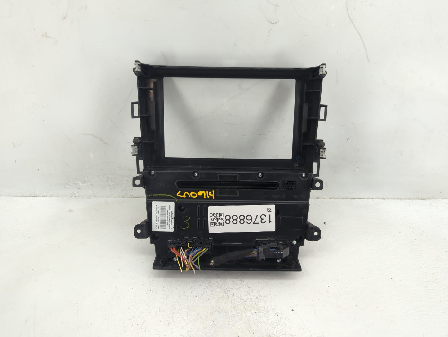 2019 Ford Fusion Climate Control Module Temperature AC/Heater Replacement P/N:KS7T-18E245-CGE Fits OEM Used Auto Parts - Oem
