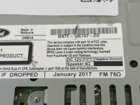 2017-2020 Ford Fusion Radio AM FM Cd Player Receiver Replacement P/N:HS7T-19C107-ZD Fits Fits 2017 2018 2019 2020 OEM Used A