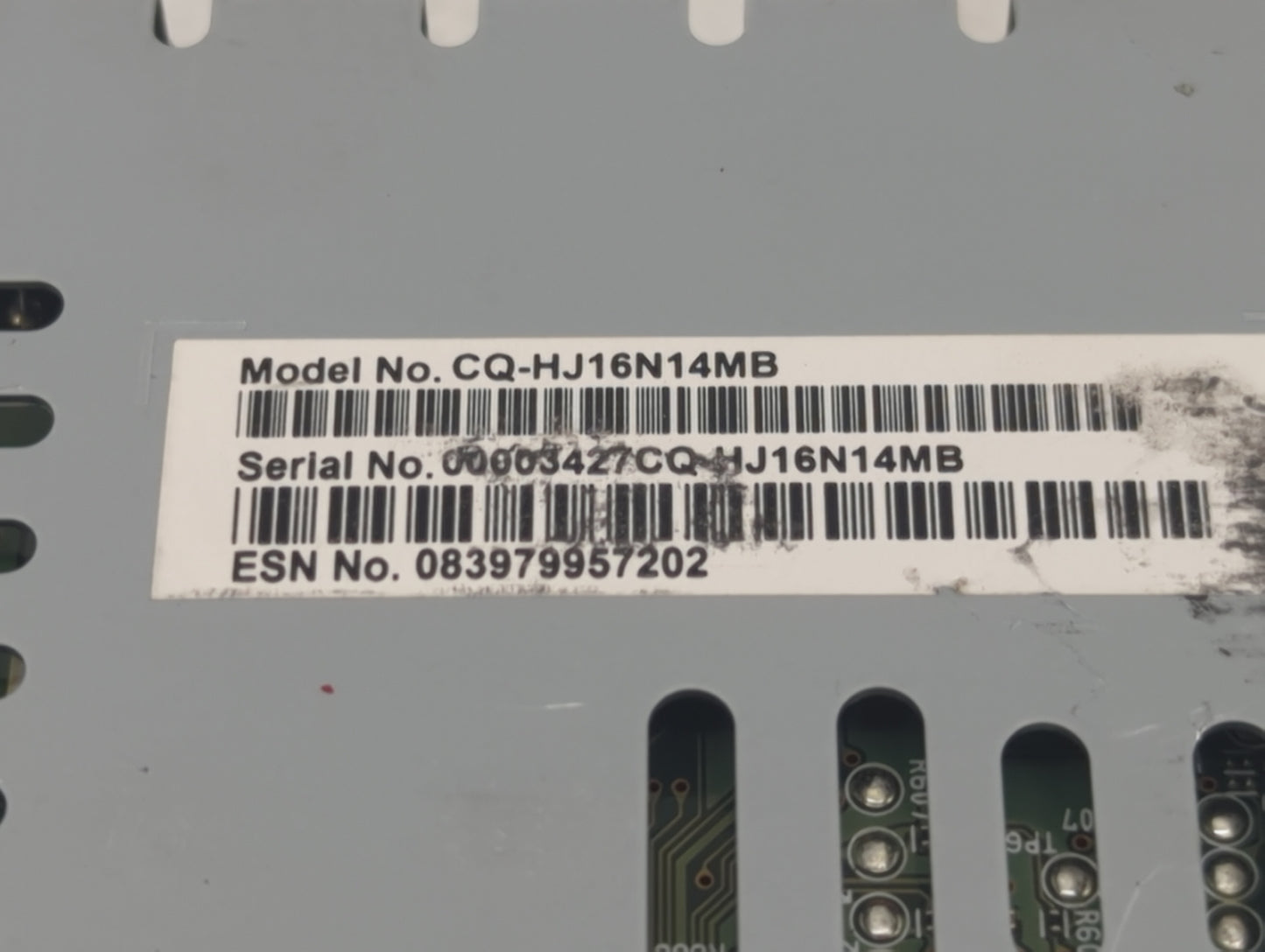 2017-2020 Ford Fusion Radio AM FM Cd Player Receiver Replacement Fits Fits 2017 2018 2019 2020 OEM Used Auto Parts - Oemused