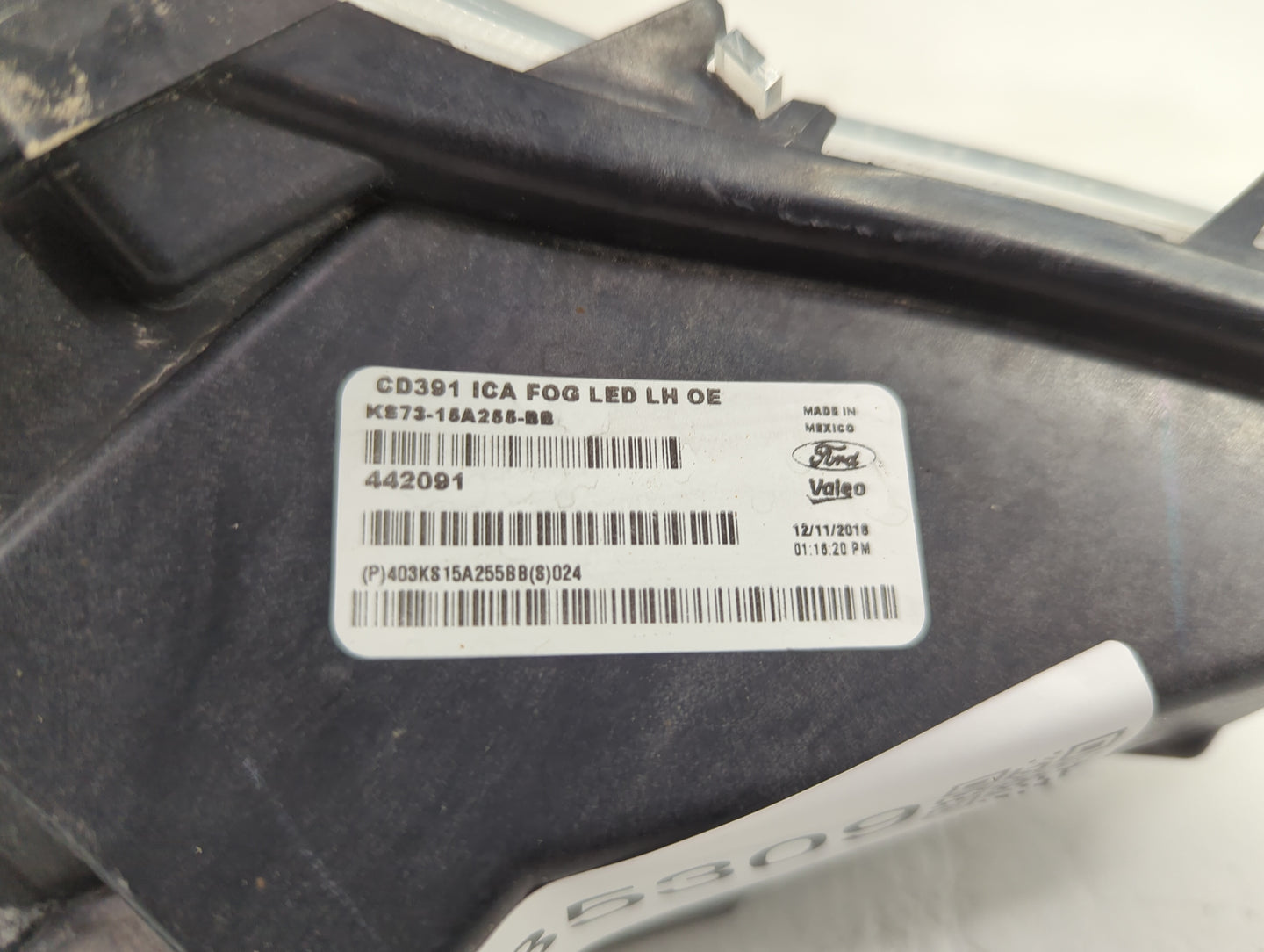 2019 Ford Fusion Driver Left Oem Fog Light Lamp - Oemusedautoparts1.com