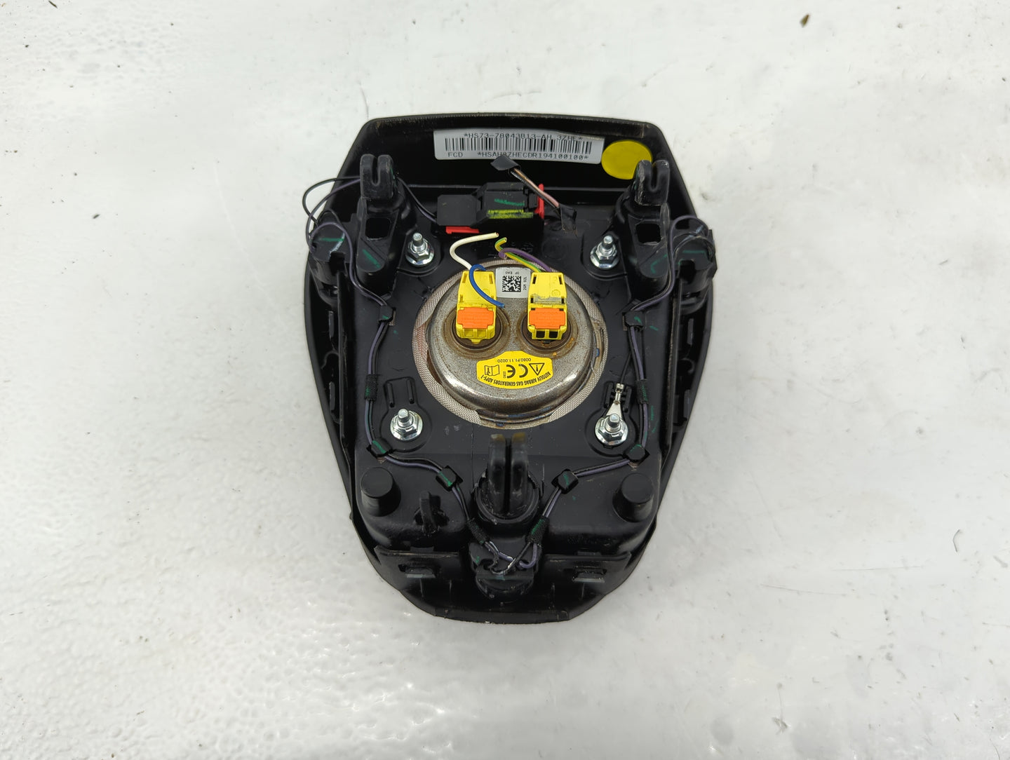 2017-2019 Ford Fusion Air Bag Driver Left Steering Wheel Mounted P/N:HS73-78043B13-AH Fits Fits 2017 2018 2019 OEM Used Auto