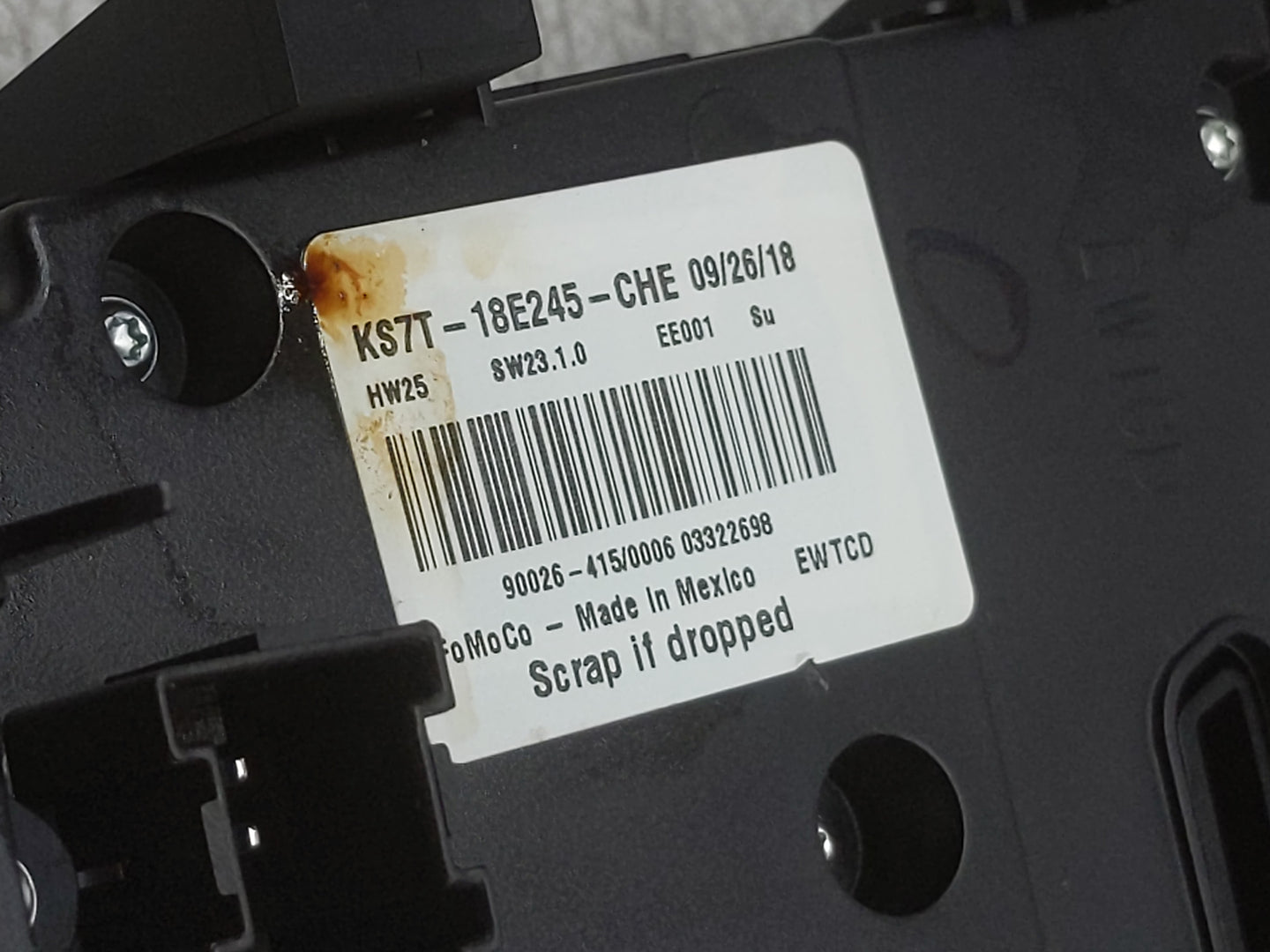 2019-2020 Ford Fusion Radio Control Panel - Oemusedautoparts1.com