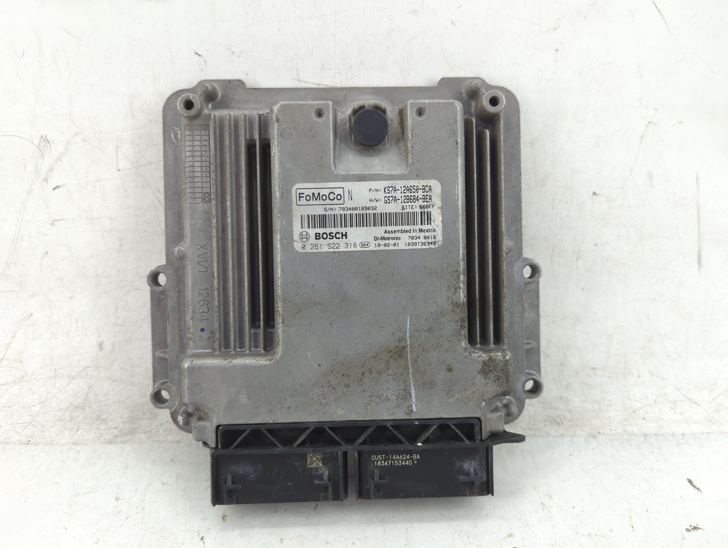 2017-2019 Ford Fusion PCM Engine Control Computer ECU ECM PCU OEM P/N:0 261 S22 318 KS7A-12A650-BCA Fits Fits 2017 2018 2019