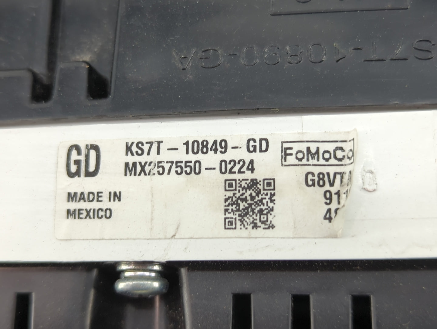 2019-2020 Ford Fusion Instrument Cluster Speedometer Gauges P/N:KS7T-10849-GD Fits Fits 2019 2020 OEM Used Auto Parts - Oemu