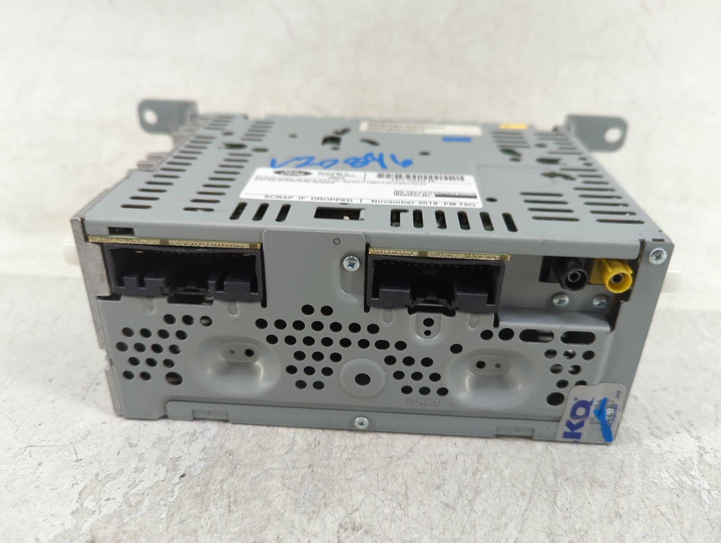 2019 Ford Fusion Radio AM FM Cd Player Receiver Replacement P/N:KS7T-18D818-ZB Fits OEM Used Auto Parts - Oemusedautoparts1.