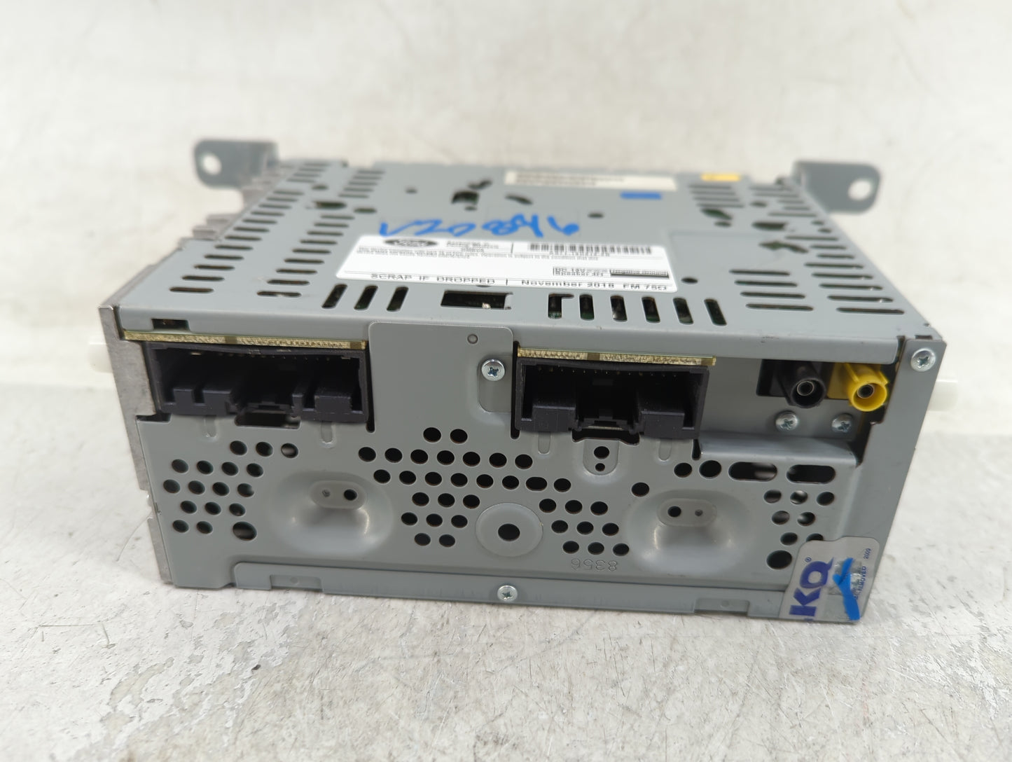 2019 Ford Fusion Radio AM FM Cd Player Receiver Replacement P/N:KS7T-18D818-ZB Fits OEM Used Auto Parts - Oemusedautoparts1.