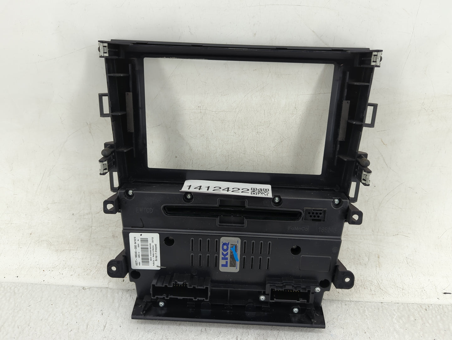 2019-2020 Ford Fusion Radio AM FM Cd Player Receiver Replacement P/N:KS7T-18E245-CGE Fits Fits 2019 2020 OEM Used Auto Parts