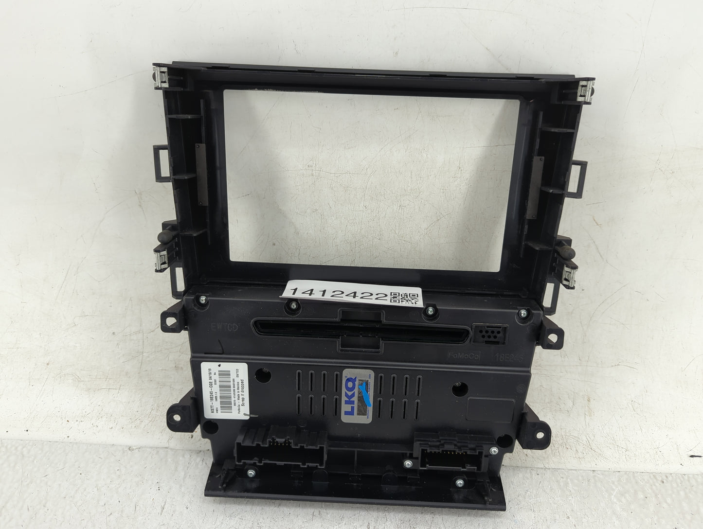 2019-2020 Ford Fusion Radio AM FM Cd Player Receiver Replacement P/N:KS7T-18E245-CGE Fits Fits 2019 2020 OEM Used Auto Parts