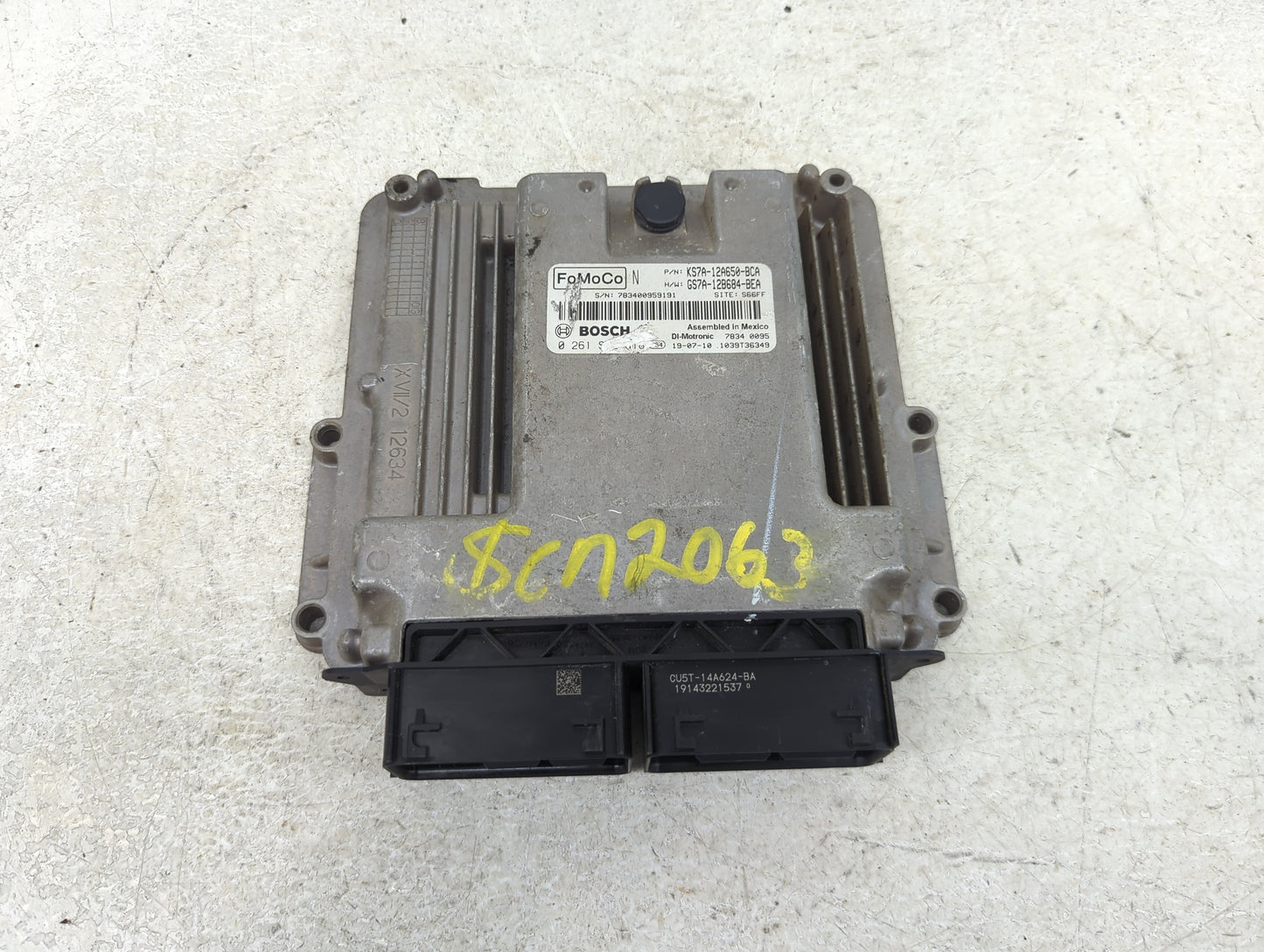 2017-2019 Ford Fusion PCM Engine Control Computer ECU ECM PCU OEM P/N:KS7A-12A650-BCA Fits Fits 2017 2018 2019 OEM Used Auto