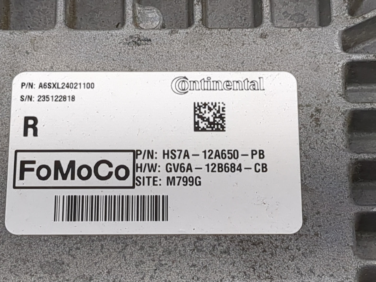 2017-2020 Ford Fusion PCM Engine Control Computer ECU ECM PCU OEM P/N:HS7A-12A650-PB GV6A-12B684-CB Fits OEM Used Auto Parts