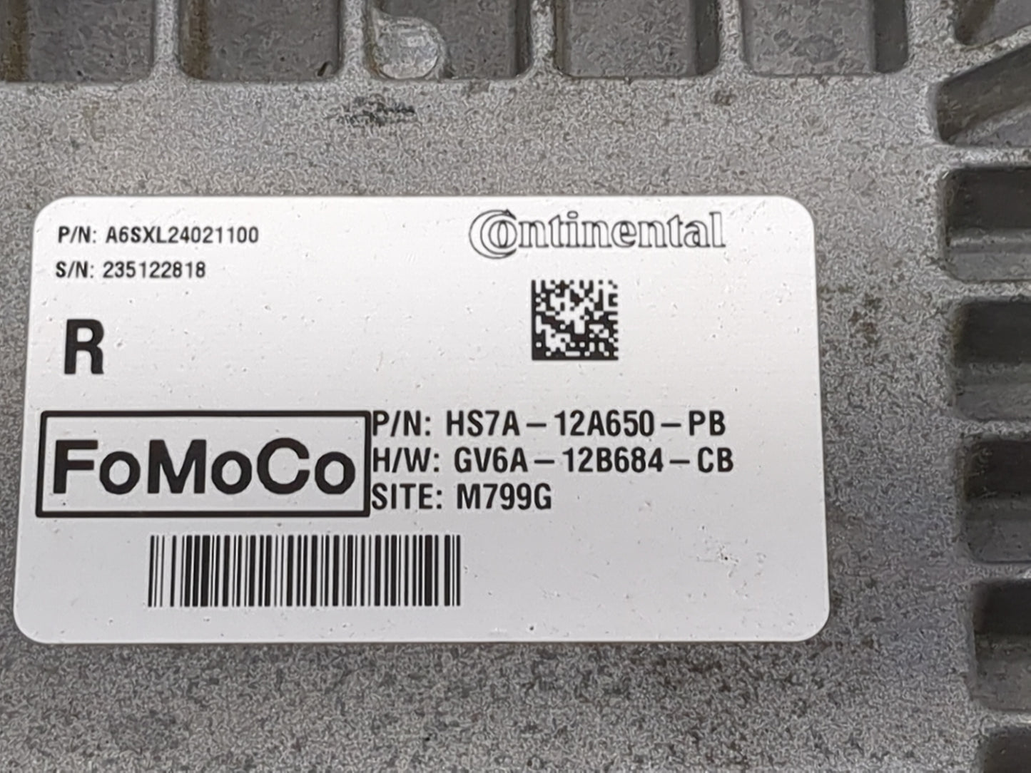 2017-2020 Ford Fusion PCM Engine Control Computer ECU ECM PCU OEM P/N:HS7A-12A650-PB GV6A-12B684-CB Fits OEM Used Auto Parts