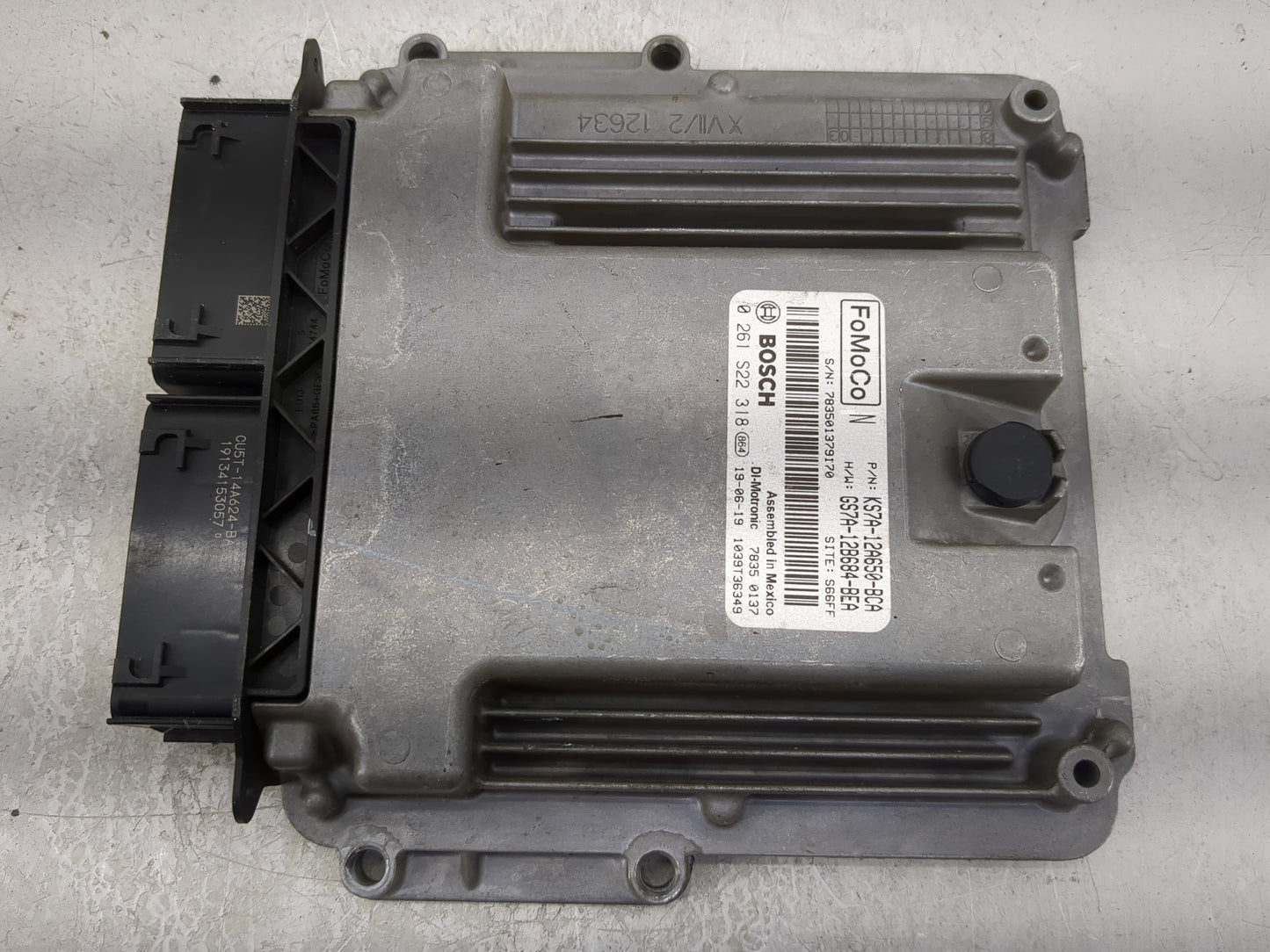 2017-2019 Ford Fusion PCM Engine Control Computer ECU ECM PCU OEM P/N:KS7A-12A650-BCA GS7A-12B684-BEA Fits Fits 2017 2018 20