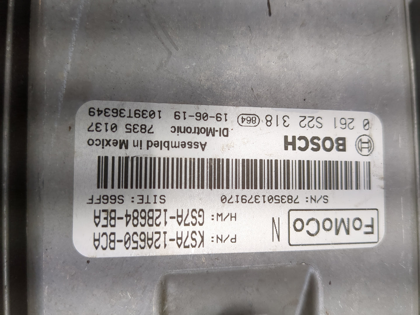 2017-2019 Ford Fusion PCM Engine Control Computer ECU ECM PCU OEM P/N:KS7A-12A650-BCA GS7A-12B684-BEA Fits Fits 2017 2018 20