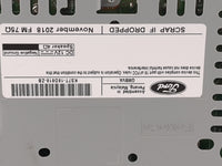 2019 Ford Fusion Radio AM FM Cd Player Receiver Replacement P/N:KS7T-18D818-ZB CO-HJ18N04MA Fits Fits 2010 OEM Used Auto Par