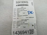 2019-2020 Ford Fusion Information Radio Display Screen 1436941 - Oemusedautoparts1.com