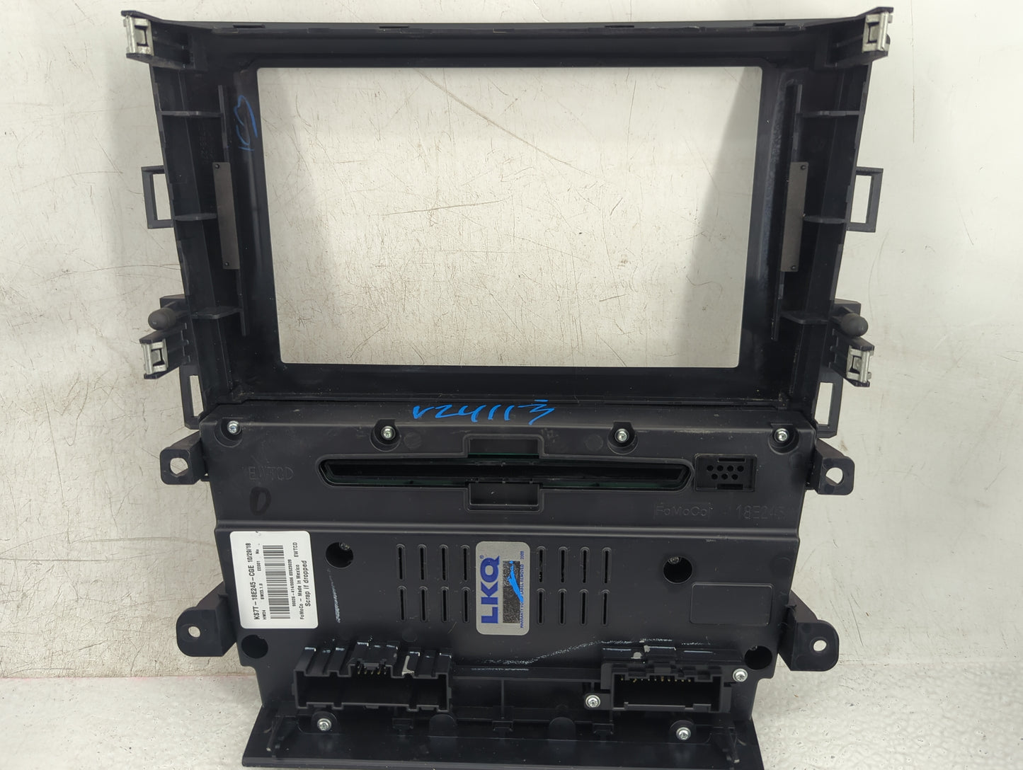 2019-2020 Ford Fusion Radio AM FM Cd Player Receiver Replacement P/N:KS7T-18E245-CGD KS7T-18E245-CGE Fits Fits 2019 2020 OEM