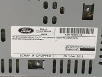 2019-2020 Ford Fusion Radio AM FM Cd Player Receiver Replacement P/N:CQ-HJ16N14MA KS7T-18D818-YB Fits Fits 2019 2020 OEM Use