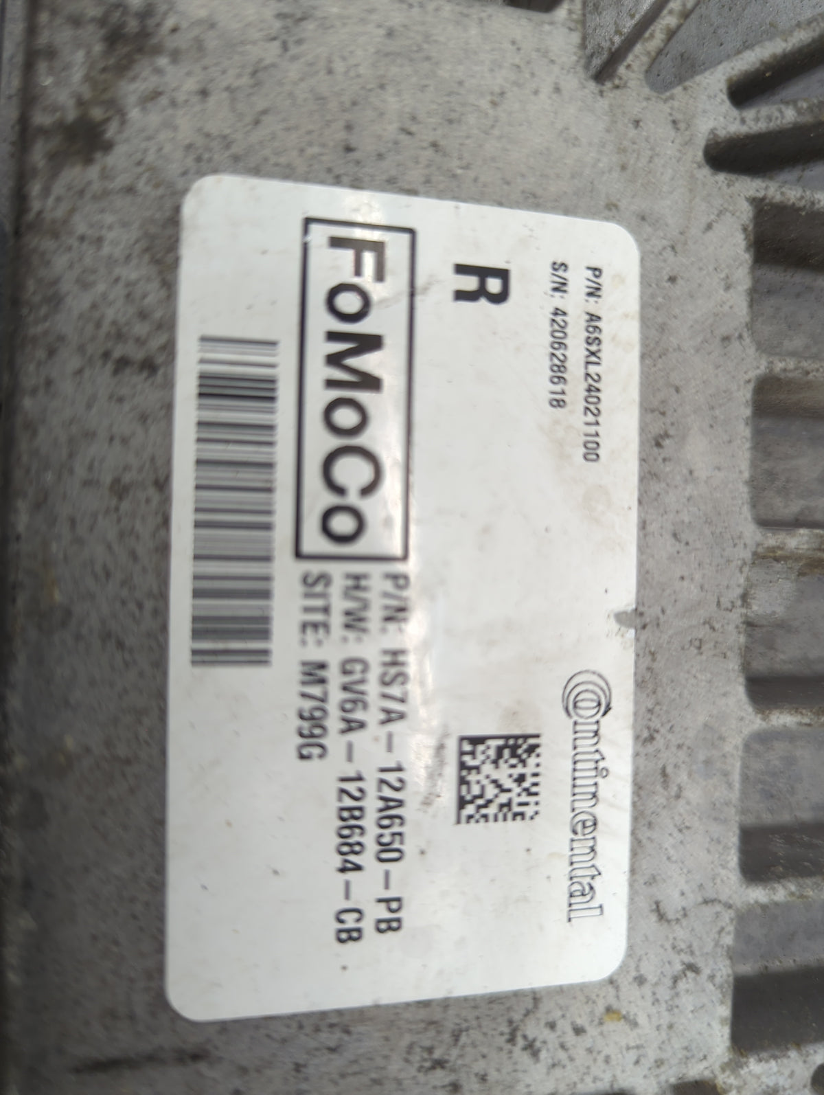 2017-2020 Ford Fusion PCM Engine Control Computer ECU ECM PCU OEM P/N:HU5T-14F262-CA A2C95192000 Fits 2016 2017 2018 2019 20