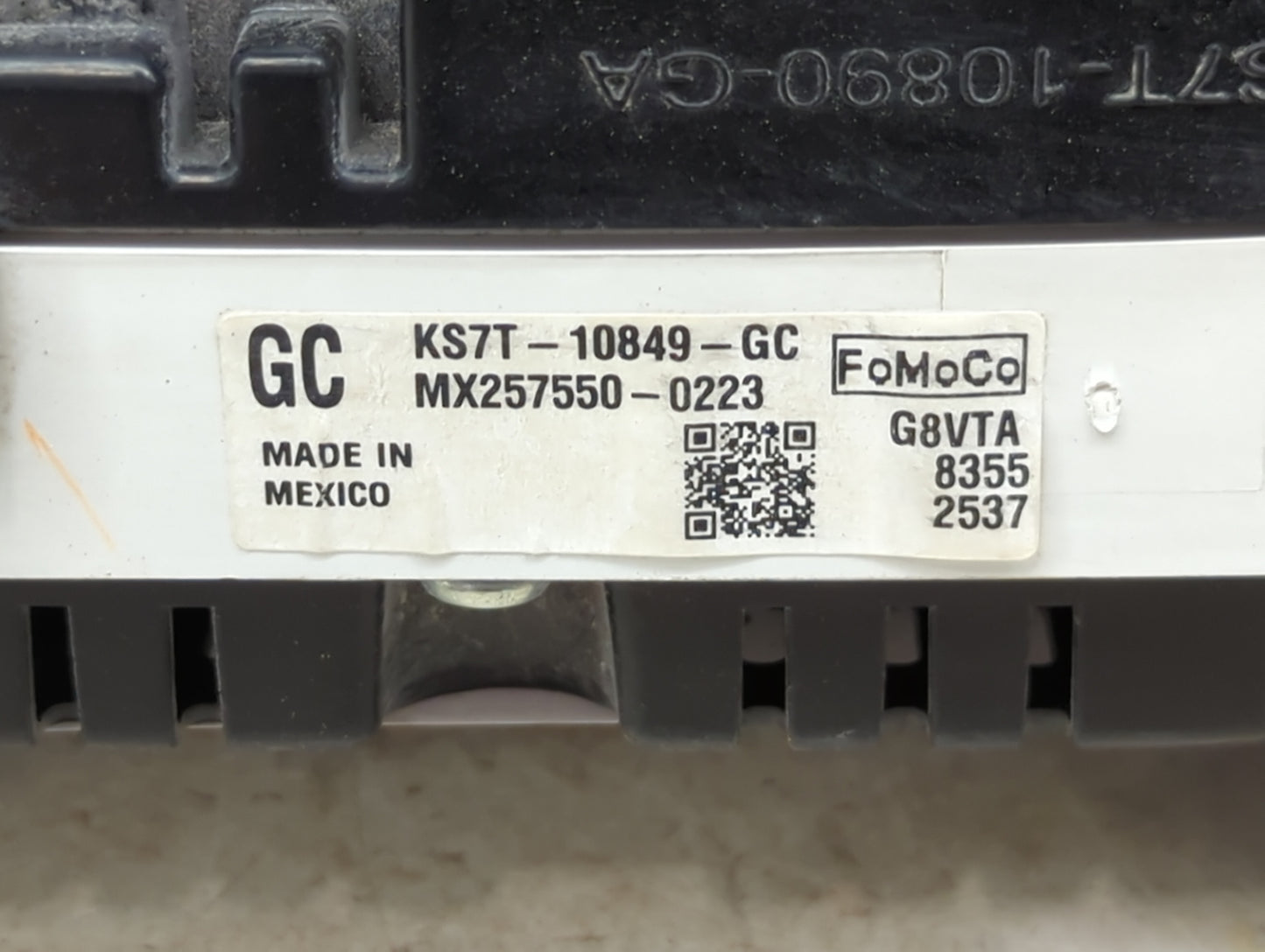 2019-2020 Ford Fusion Instrument Cluster Speedometer Gauges P/N:KS7T-10849-GC KS7T-10890-GA Miles: Fits Fits 2019 2020 OEM U