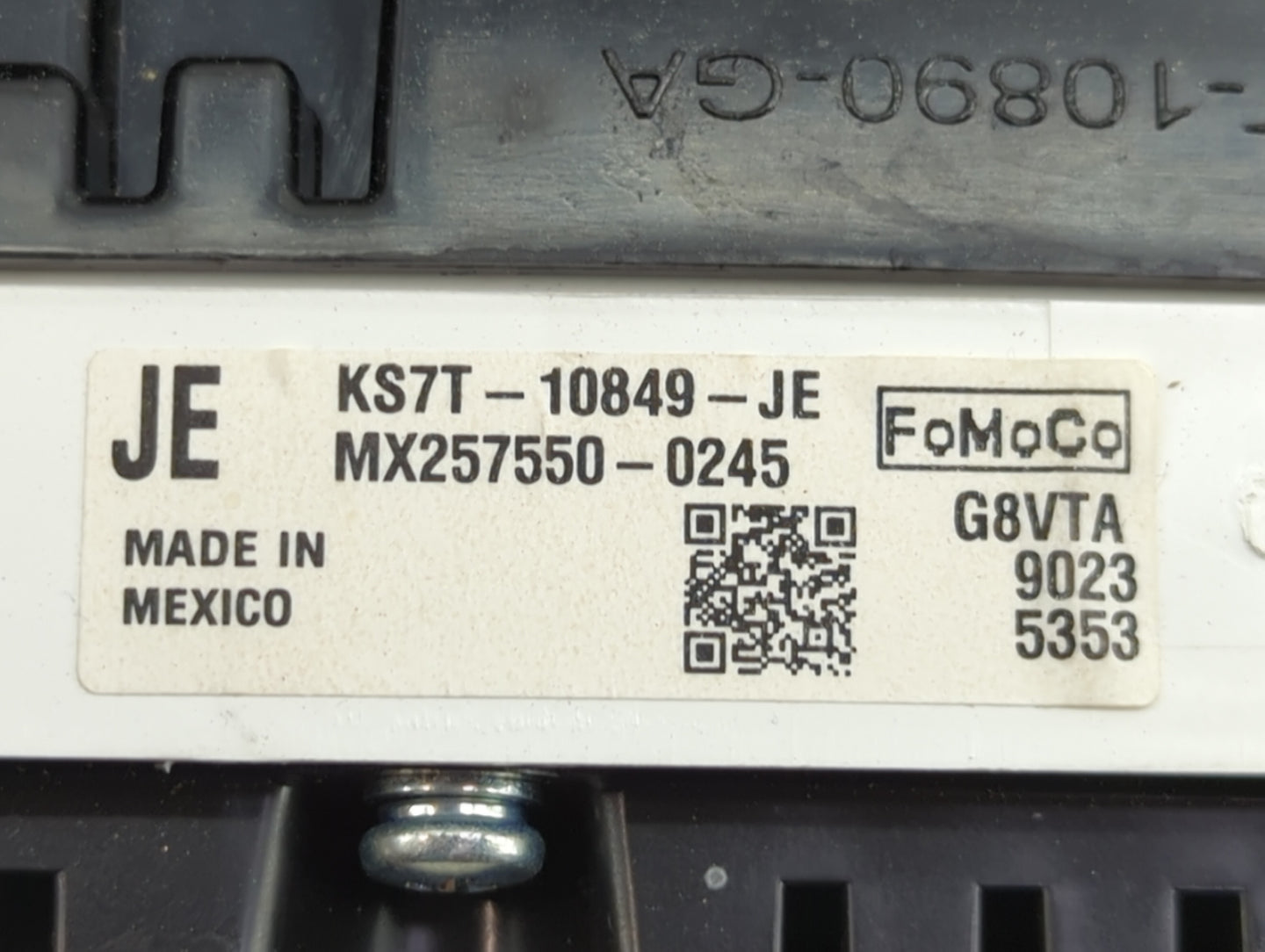 2019 Ford Fusion Instrument Cluster Speedometer Gauges P/N:KS7T-10849-JE Miles: Fits OEM Used Auto Parts - Oemusedautoparts1