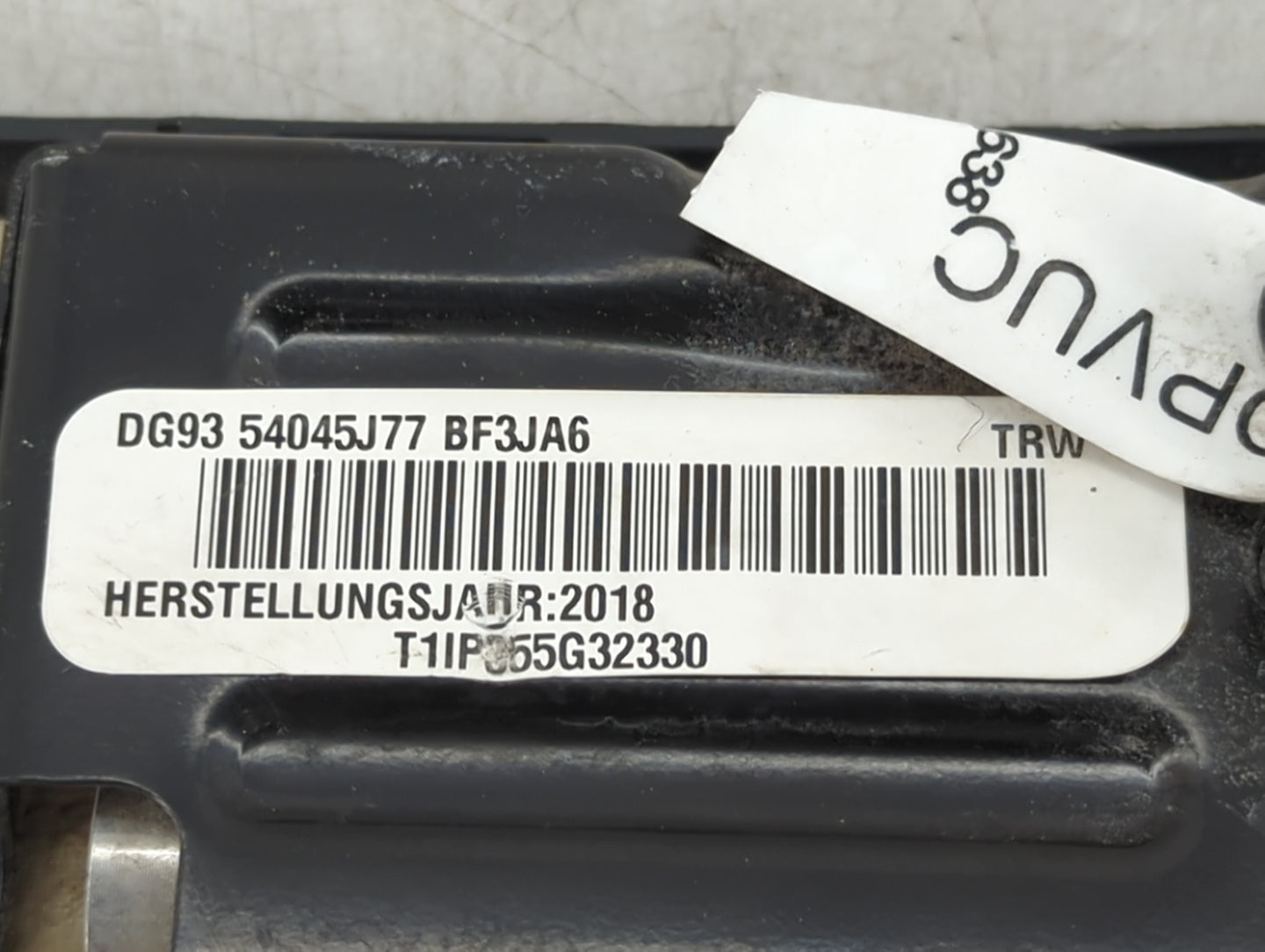 2019 Ford Fusion Air Bag Driver Left Knee OEM P/N:DG9354045J77BF3JA6 Fits OEM Used Auto Parts - Oemusedautoparts1.com