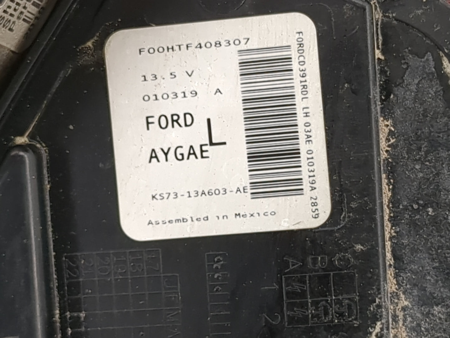 2019-2020 Ford Fusion Tail Light Assembly Driver Left OEM Fits Fits 2019 2020 OEM Used Auto Parts - Oemusedautoparts1.com