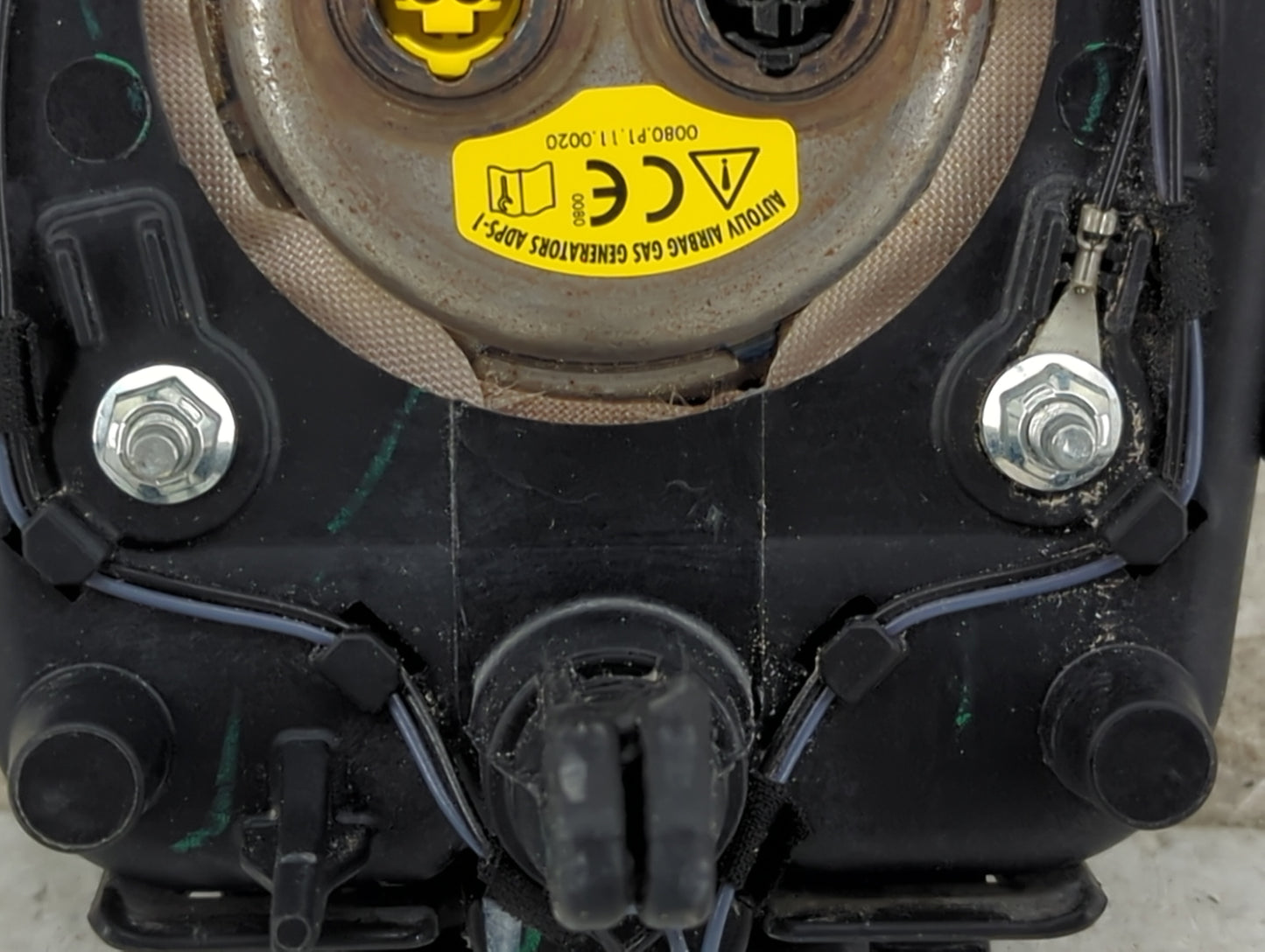 2019 Ford Fusion Air Bag Driver Left Steering Wheel Mounted Black - Oemusedautoparts1.com