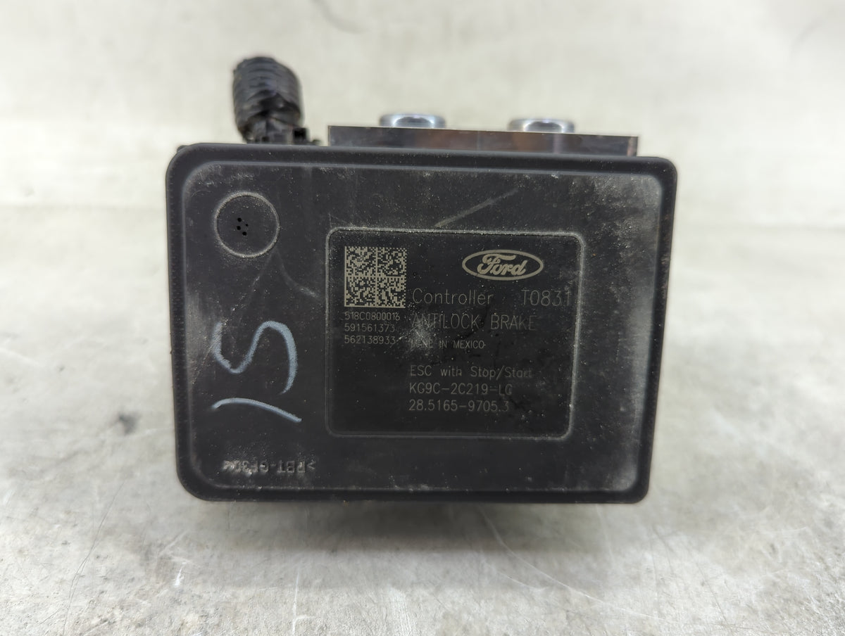 2019-2020 Ford Fusion Anti-Lock Brake ABS Pump Module Actuator OEM P/N:KG9C-2C219-LC Fits Fits 2019 2020 OEM Used Auto Parts