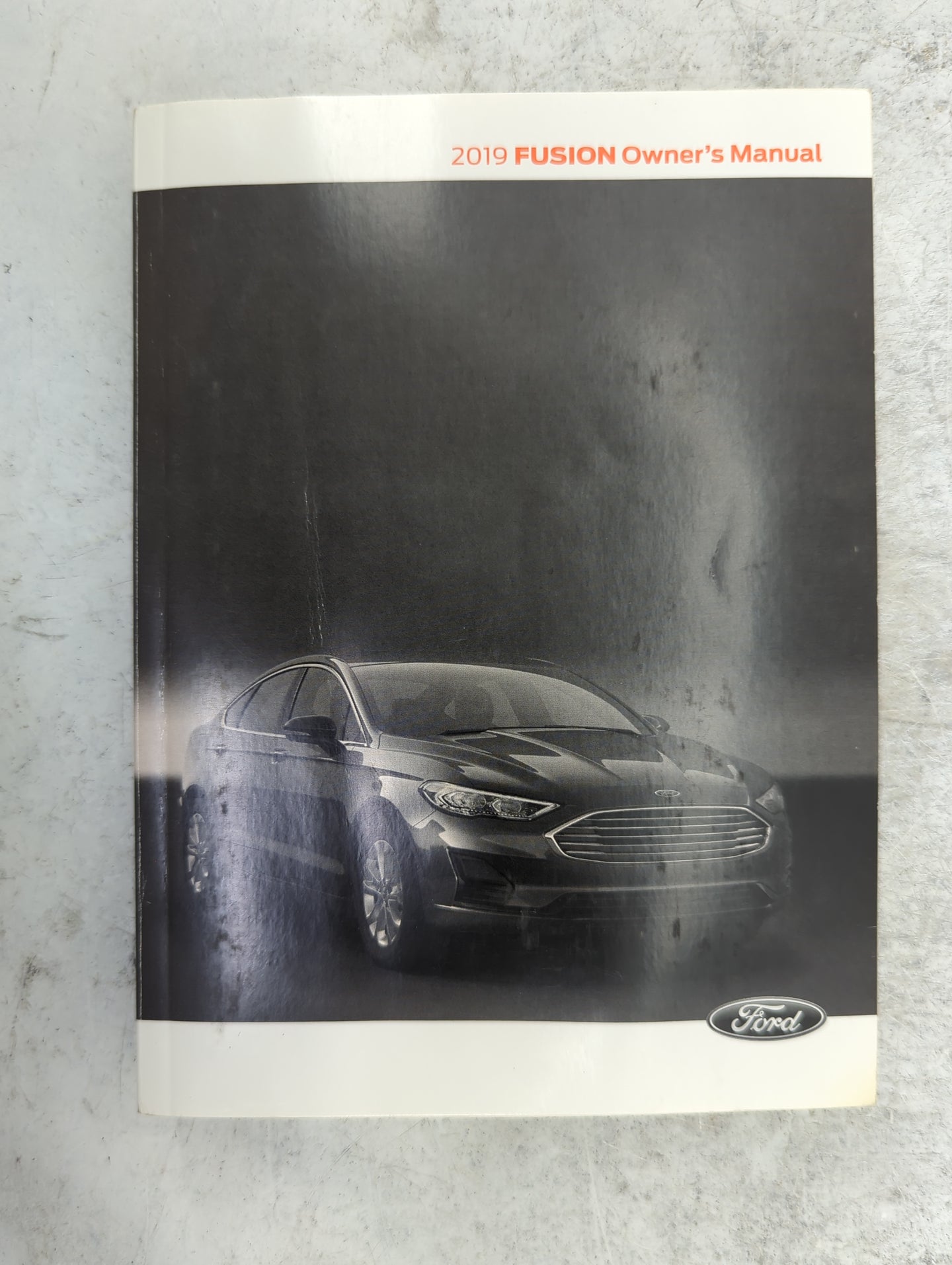 2019 Ford Fusion Owners Manual Book Guide P/N:KE5J19A321AA OEM Used Auto Parts - Oemusedautoparts1.com